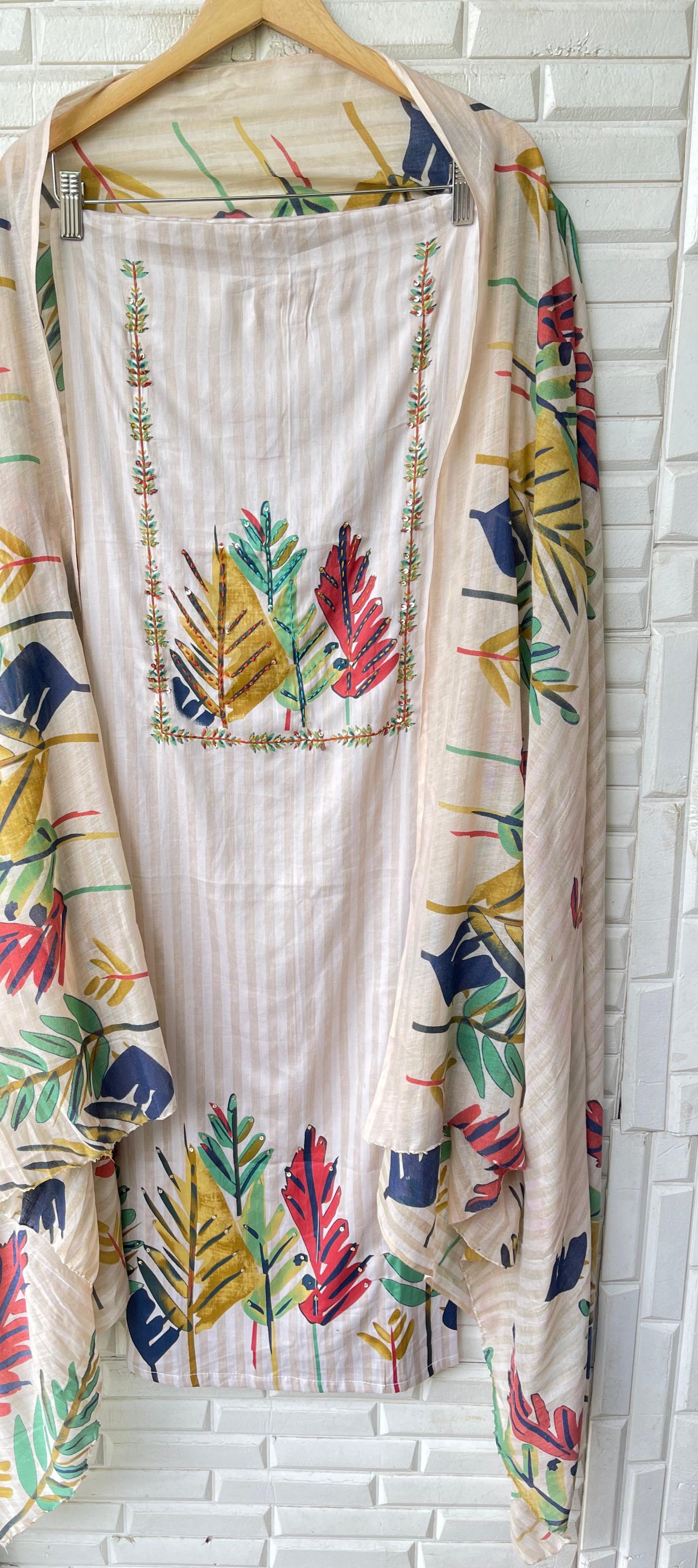 Cotton unstitched ladies suit Rc17289