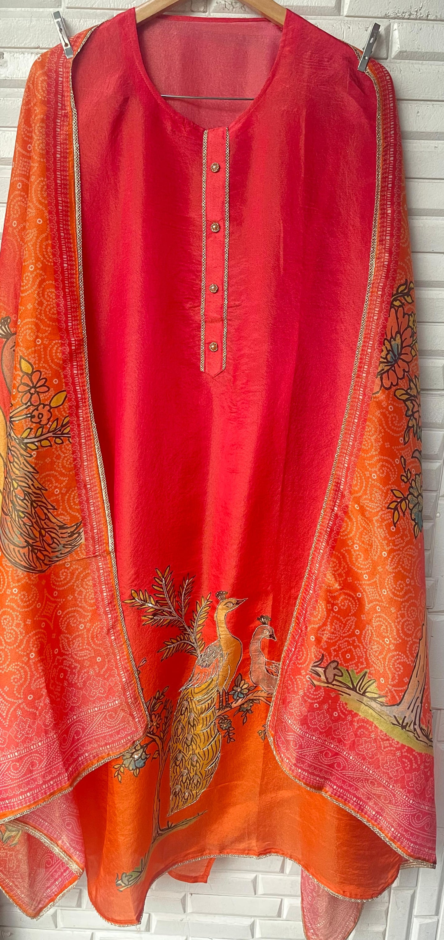 Shimmer silk unstitched ladies suit Rc17775 (a)