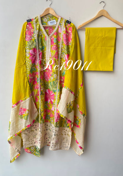 Cotton printed unstitched ladies suit Rc19011 (b)