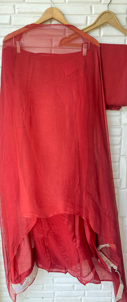 Organza unstitched ladies suit Rc17821 (a)