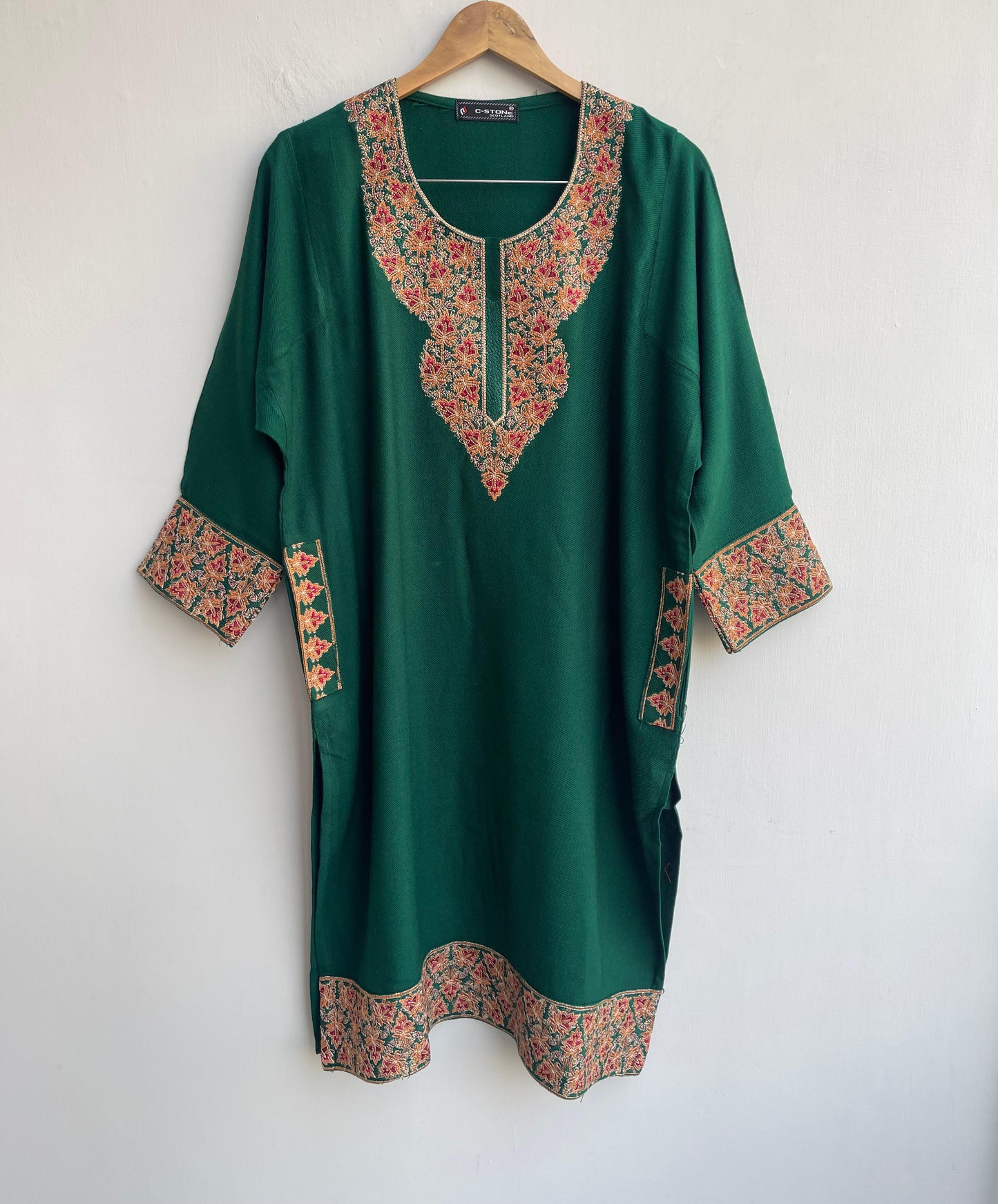 Kashmiri kadai pheron ladies readymade coord set Rc18886