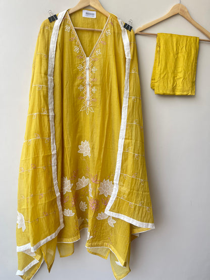 Mul chanderi unstitched ladies suit Rc18943