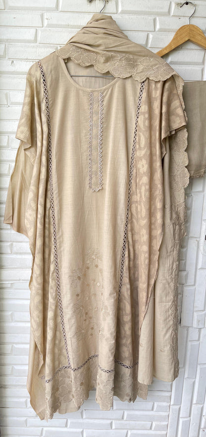 Self cotton unstitched ladies suit Rc17415 (b)