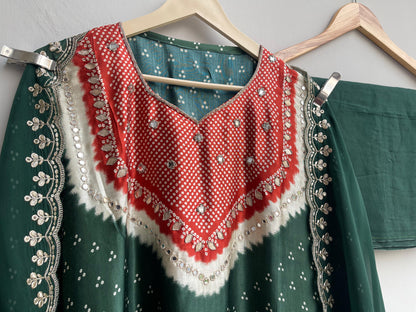 Gajji silk unstitched ladies suit Rc17978