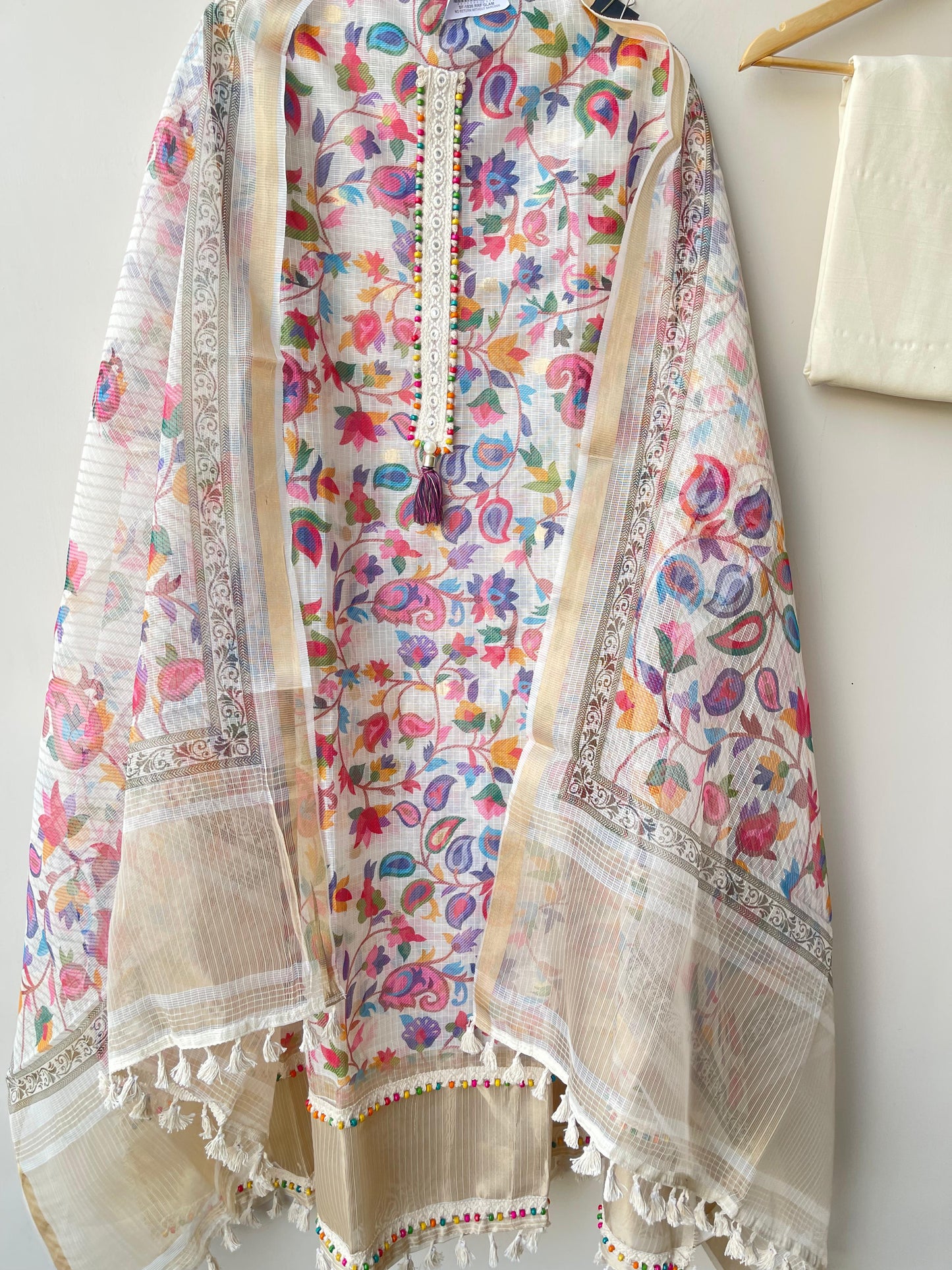 Banarasi Kota Doriya Printed Unstitched Ladies Suit RC-18854 – view 6
