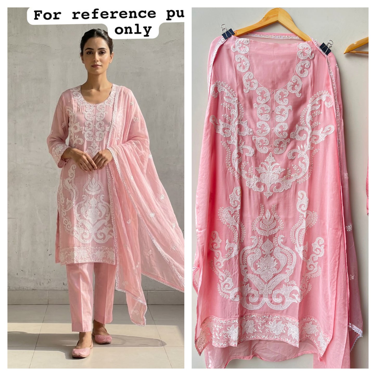 Organza Tuile fabric ladies unstitched suit Rc19131 (b)