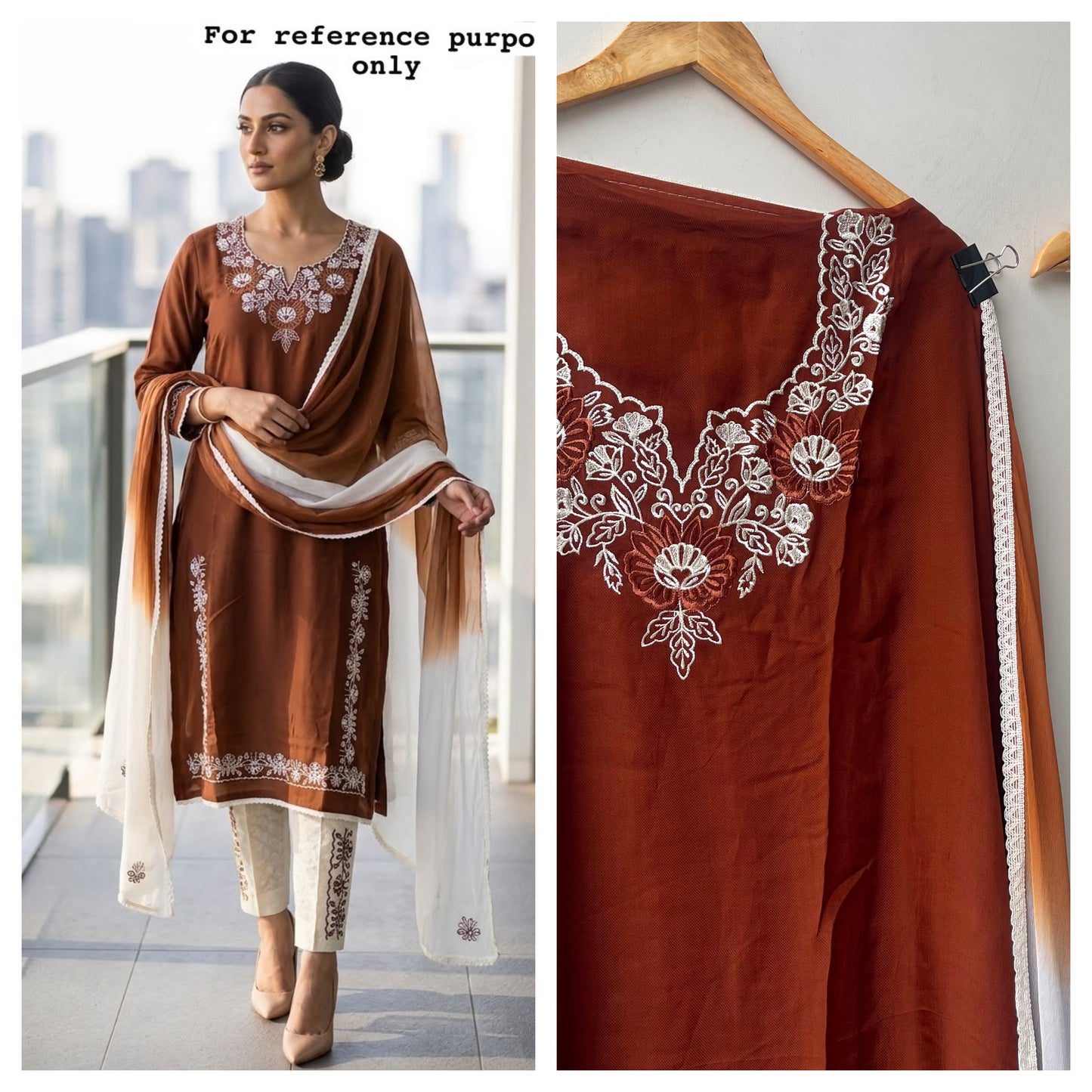 Organza Tuile unstitched ladies suit Rc19149