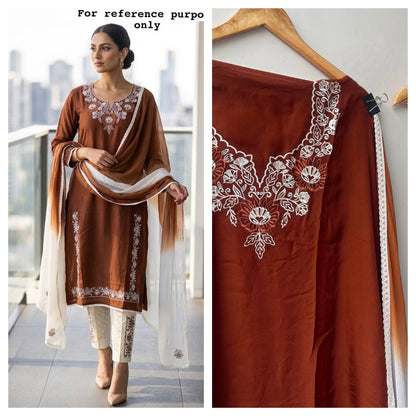 Organza Tuile unstitched ladies suit Rc19149