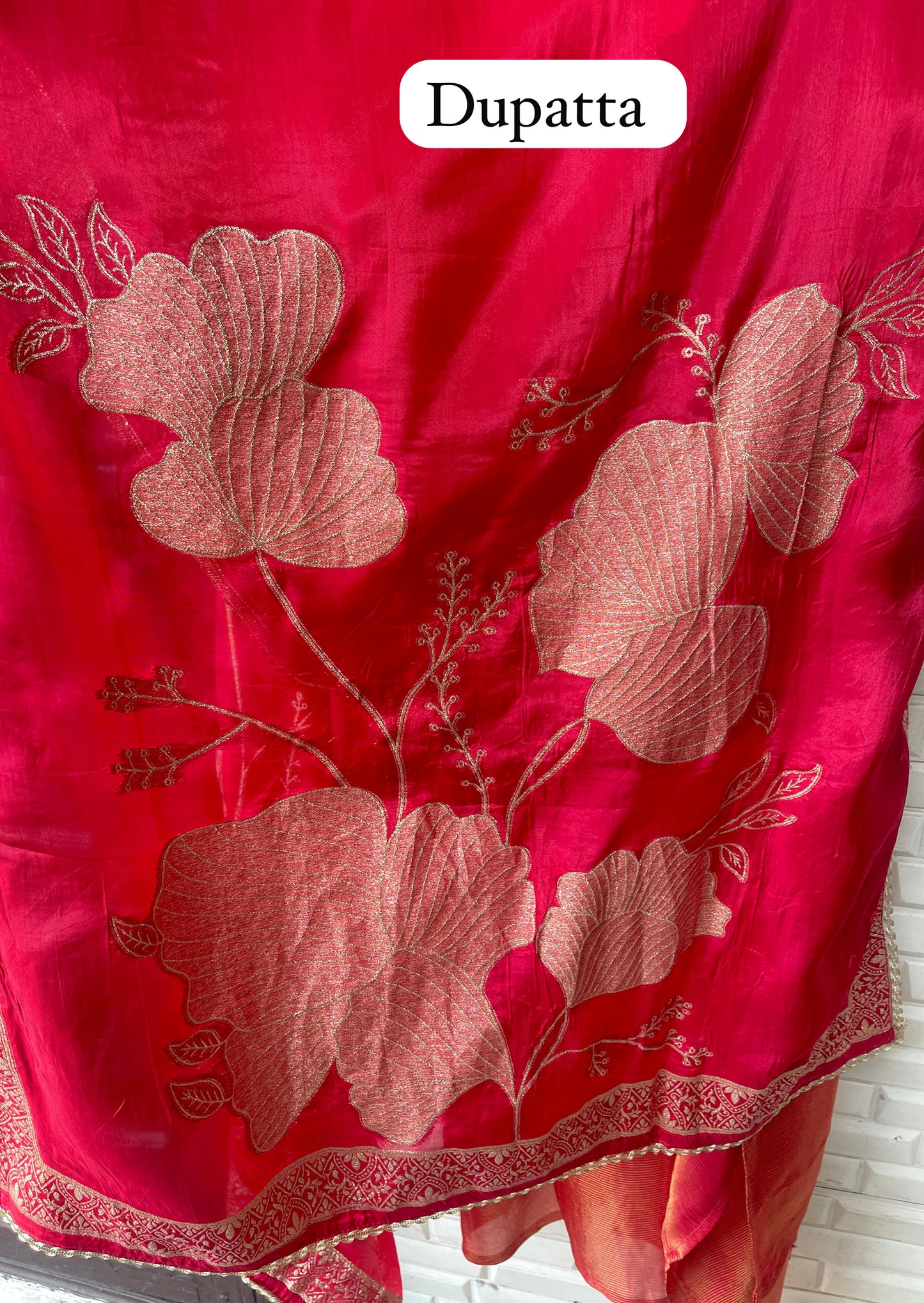 Banarasi silk unstitched ladies suit Rc17858 (b)