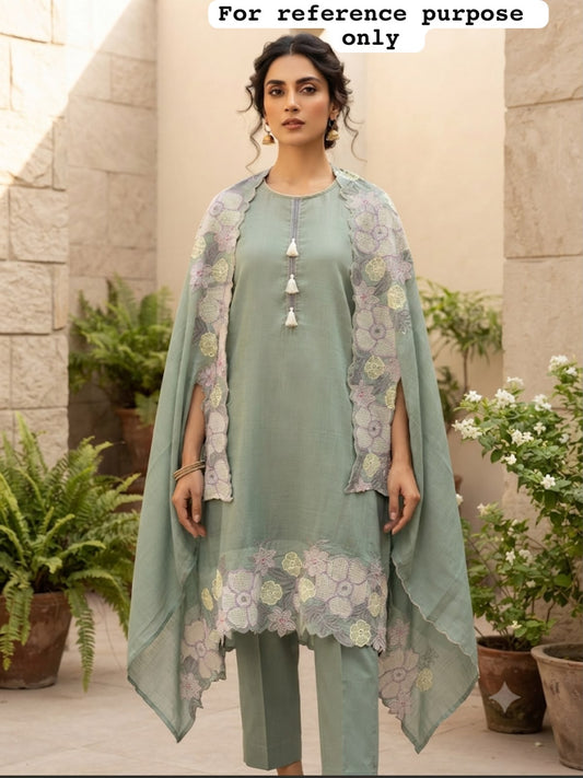 Mul cotton unstitched ladies suit Rc19218 (b)