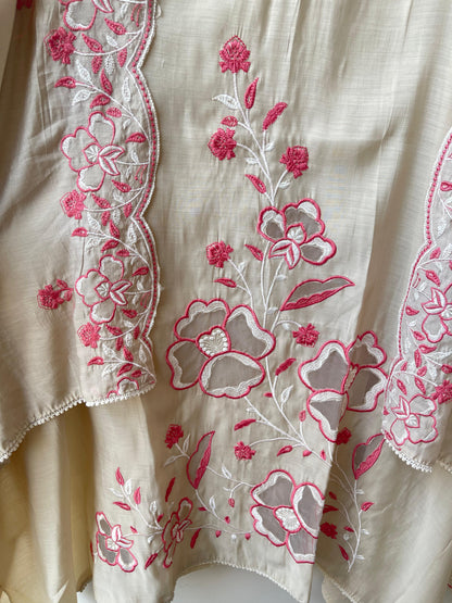 Mul chanderi unstitched ladies suit Rc18800