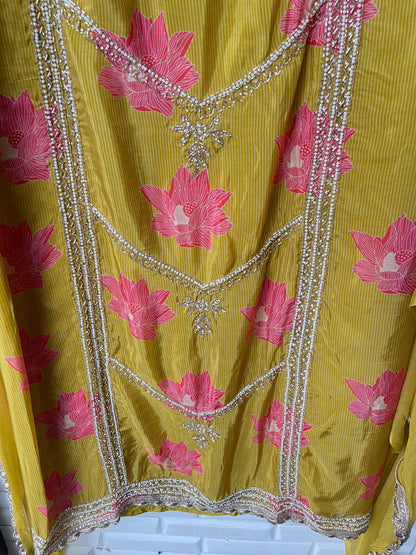 Organza unstitched ladies suit Rc17547