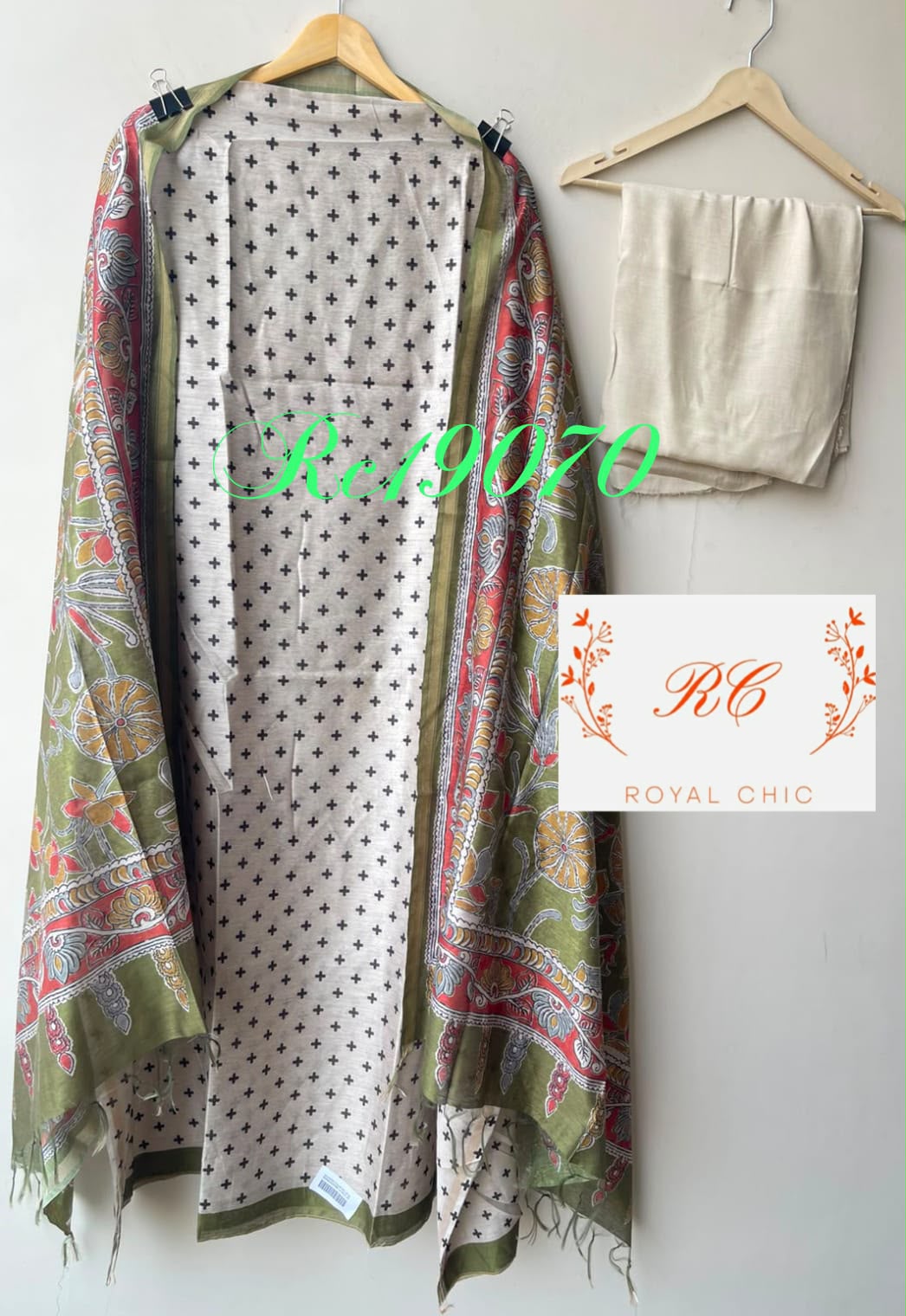 Mul chanderi maheshwari ladies unstitched suit Rc19070 (b)