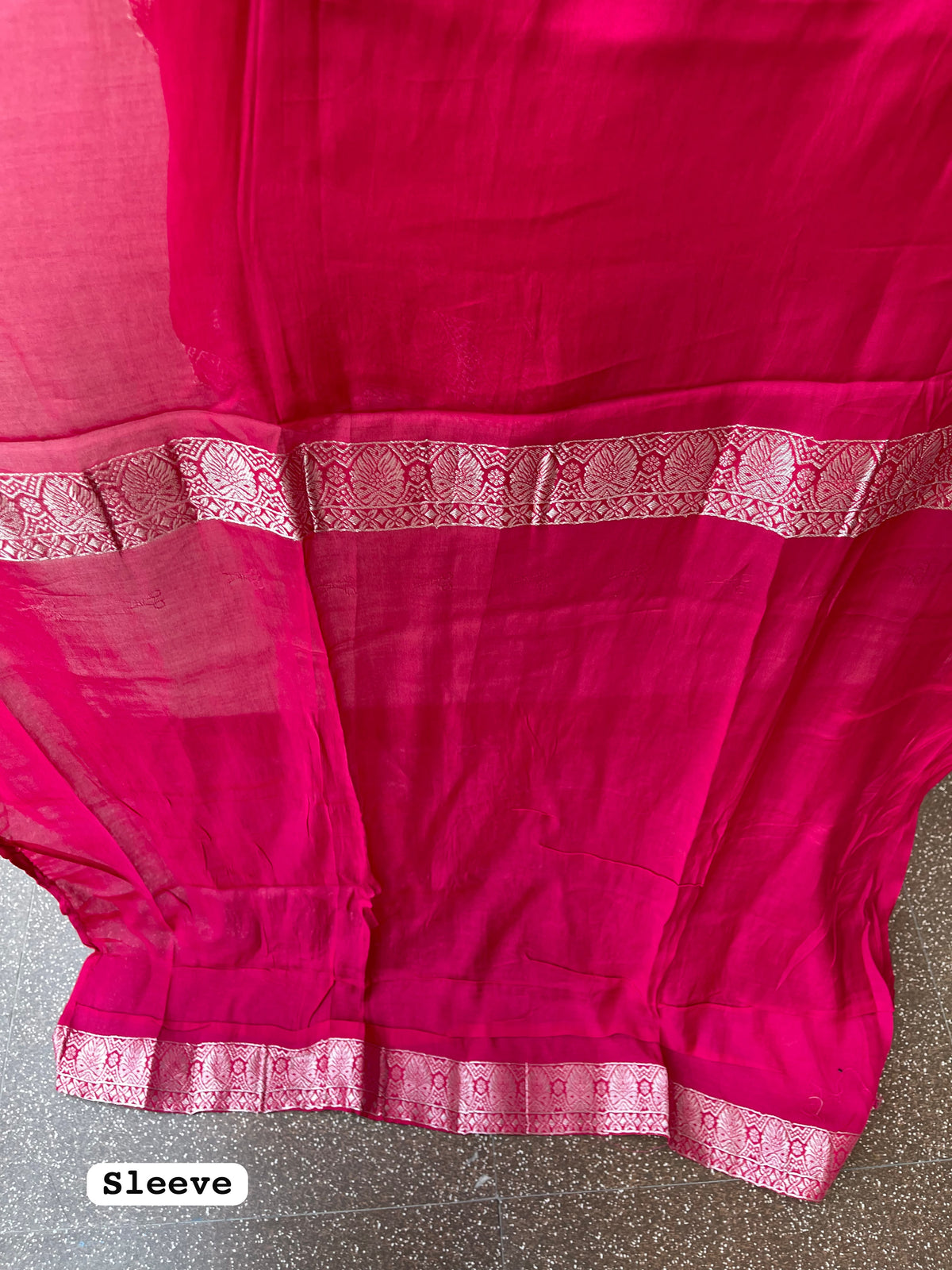 Banarasi Mul Chanderi Designer Unstitched 3pcs Suit Set