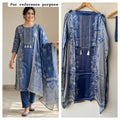 Gajji silk printed unstitched ladies suit Rc19311 (a)