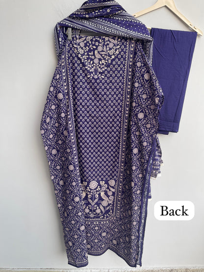 Cotton printed unstitched ladies suit Rc18478 (a)