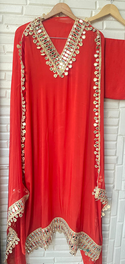 Organza unstitched ladies suit Rc17758 (b)