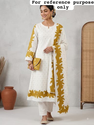 Chanderi cotton unstitched ladies suit Rc19269 (a)