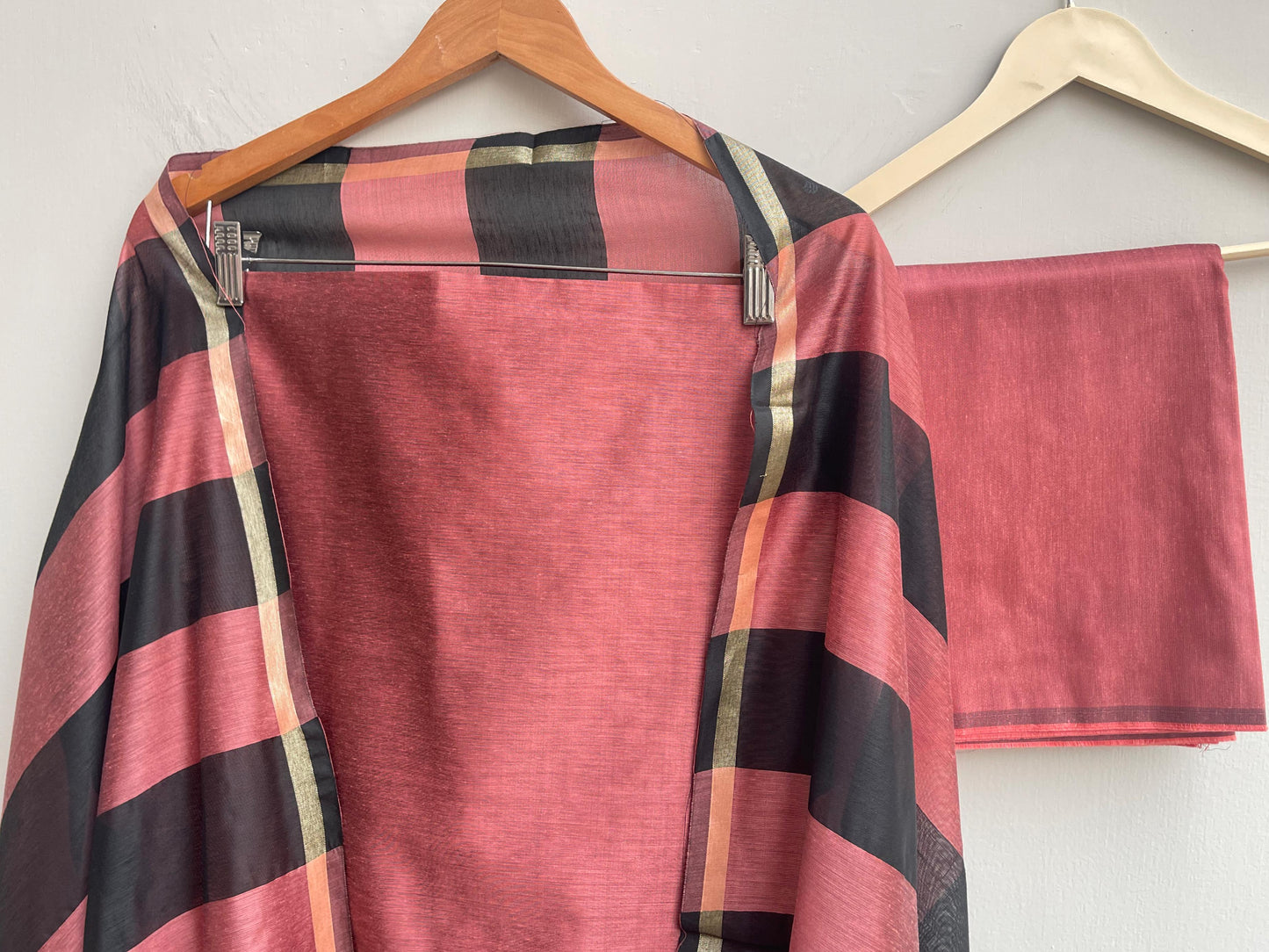 Chanderi silk unstitched ladies suit Rc17994 (e)