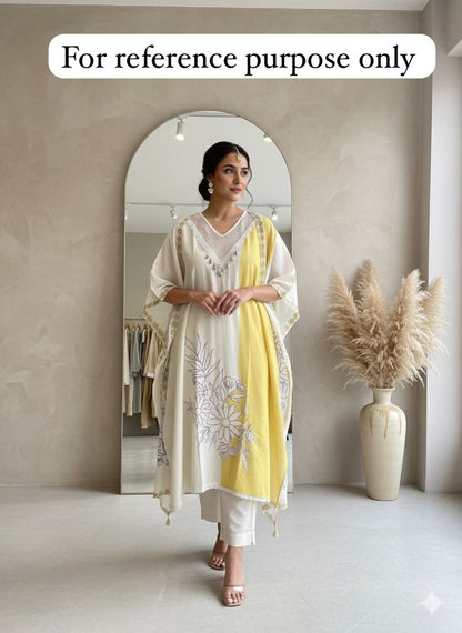 Pure Linen Unstitched Ladies Suit RC-18451 – view 2