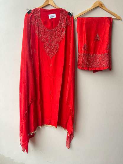 Pure glass organza ladies unstitched suit Rc19185 (b)