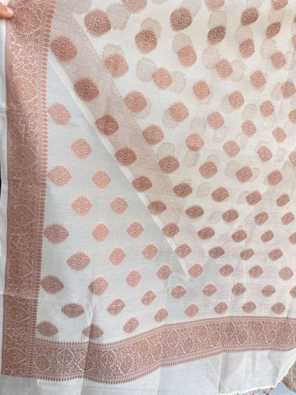 Fine kora printed unstitched ladies suit Rc18495