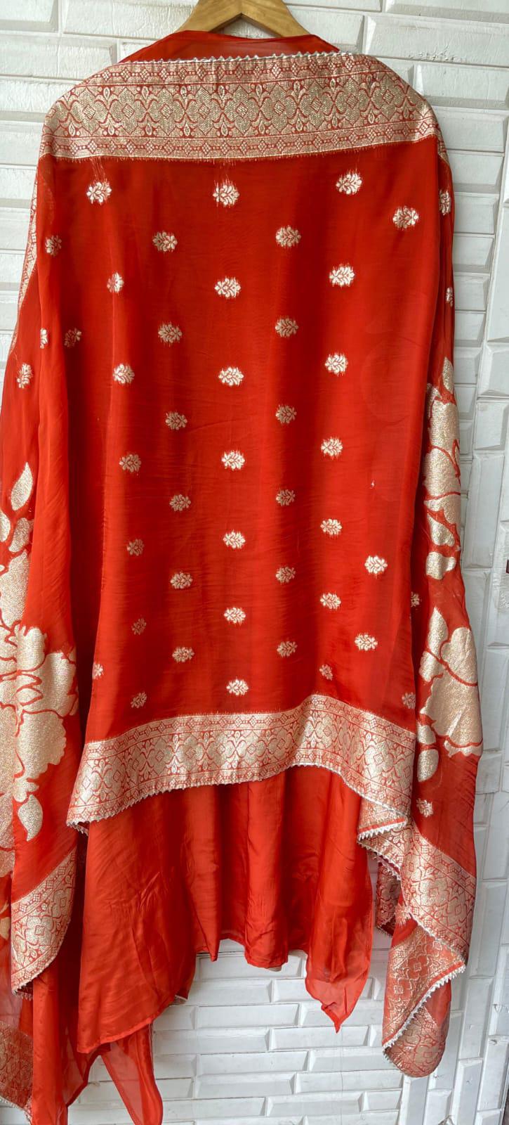 Organza unstitched ladies suit Rc17029