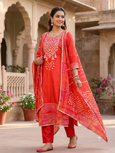 Gajji silk printed unstitched ladies suit Rc19332 (a)
