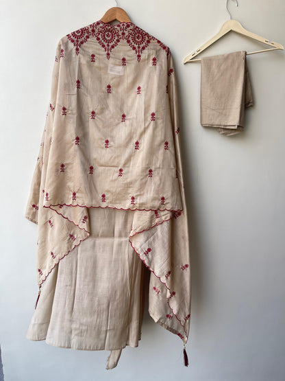 Mul Chanderi Unstitched Ladies Suit RC-18698 – view 6
