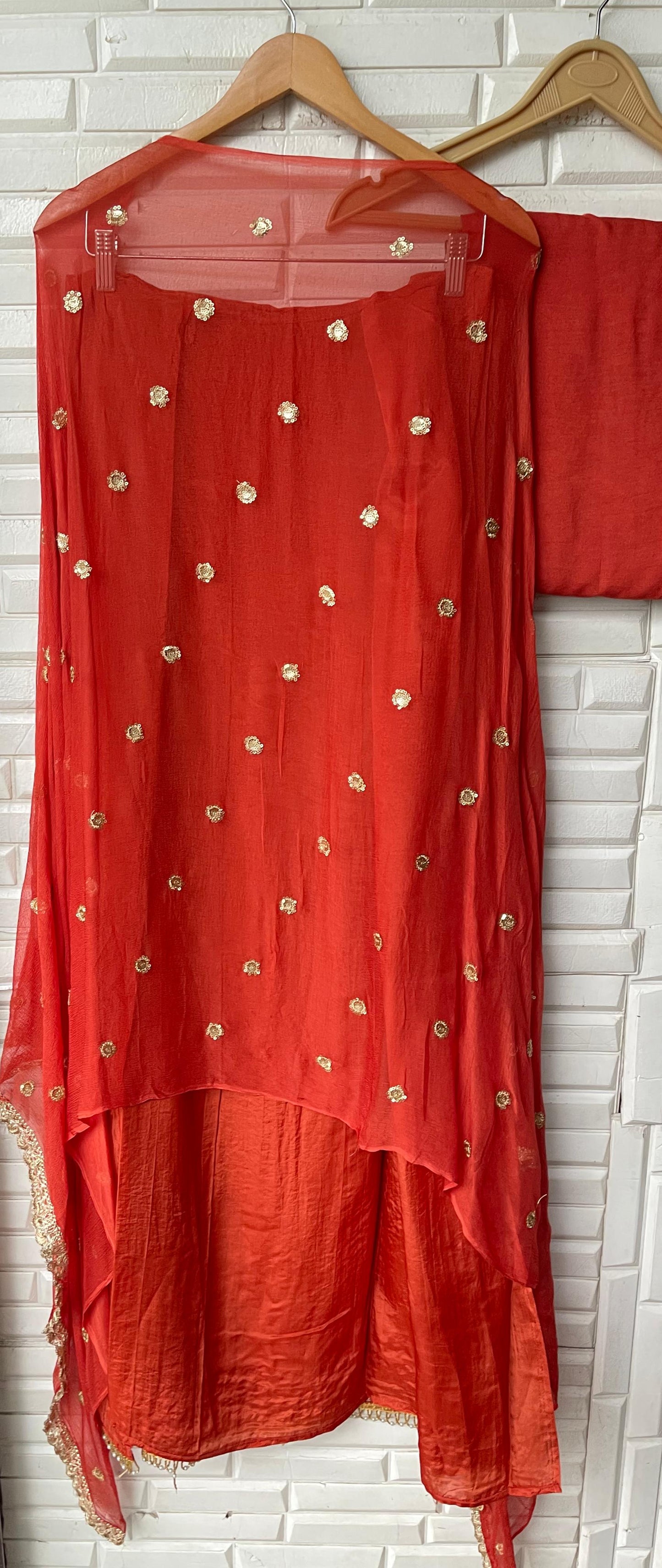 Organza unstitched ladies suit Rc17541