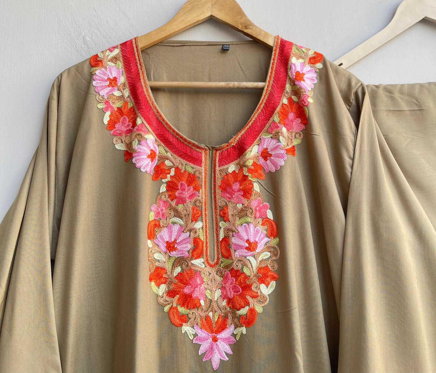 Rayon kashmiri kadai ready ladies coord set Rc18384 (b)