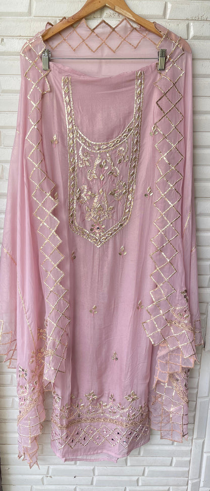 Shimmer Glass organza unstitched ladies suit Rc17595 (b)