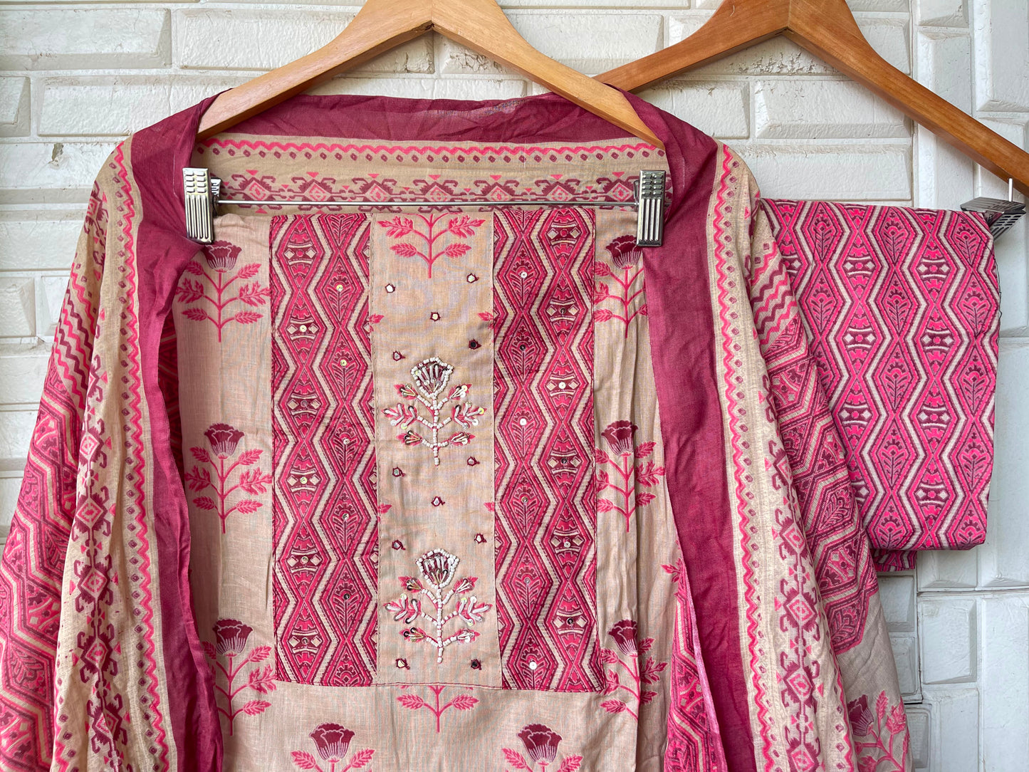 Cotton unstitched ladies suit Rc19289