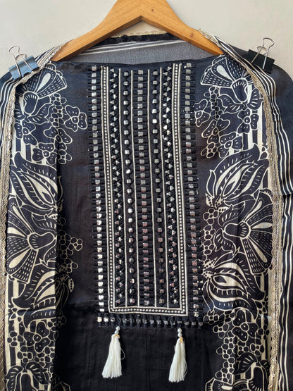 Gajji silk printed unstitched ladies suit Rc19311 (c)