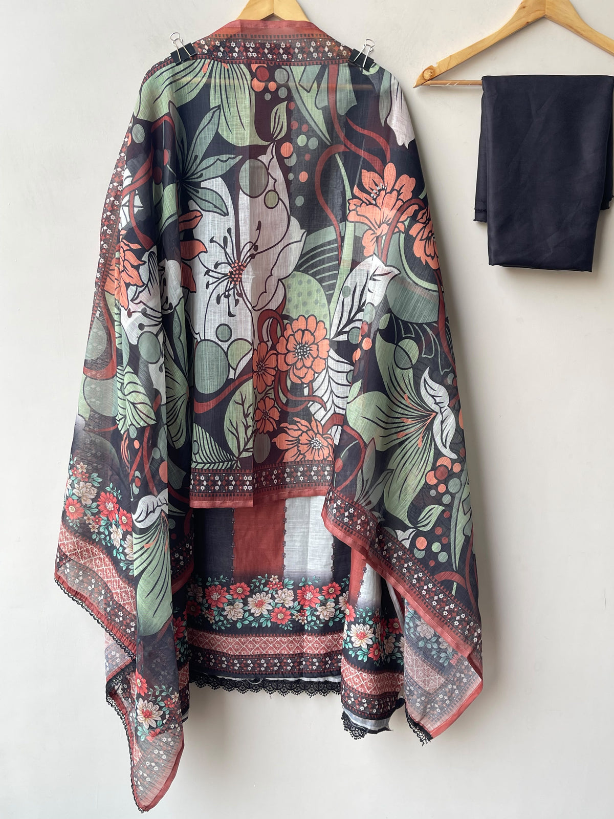 Designer Cotton Linen Printed Unstitched Suit Set
