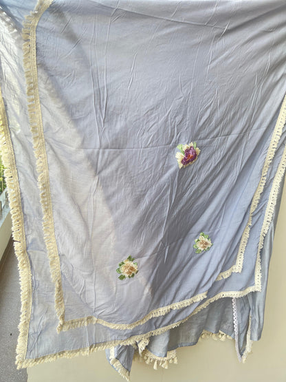 Mul chanderi unstitched ladies suit Rc18949