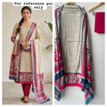 Mul chanderi maheshwari printed unstitched ladies suit Rc19144 (b)