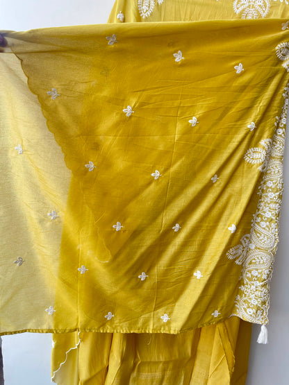 Mul chanderi unstitched ladies suit Rc19094