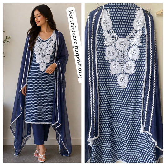 Cotton printed unstitched ladies suit Rc18830