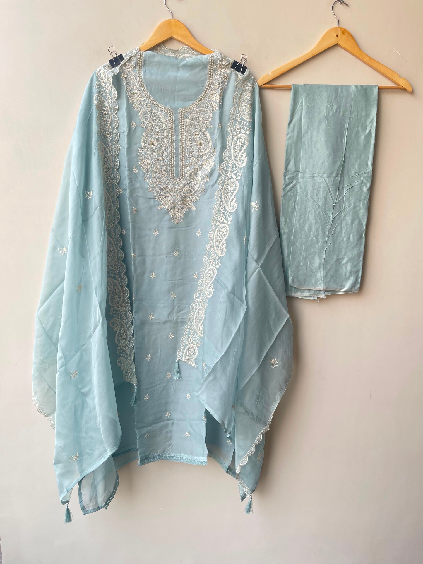 Organza unstitched ladies suit Rc19310 (c)