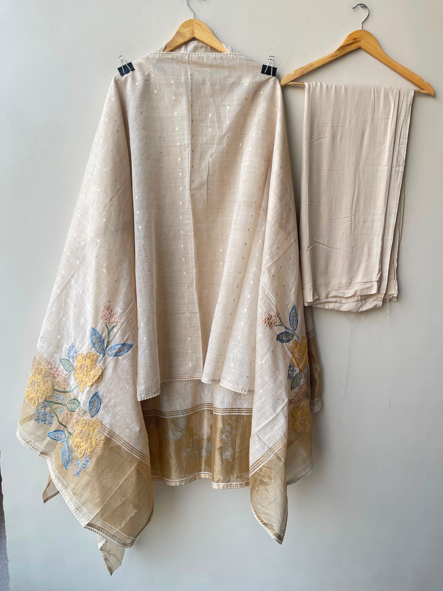 Banarsi mul chanderi ladies unstitched suit Rc19117