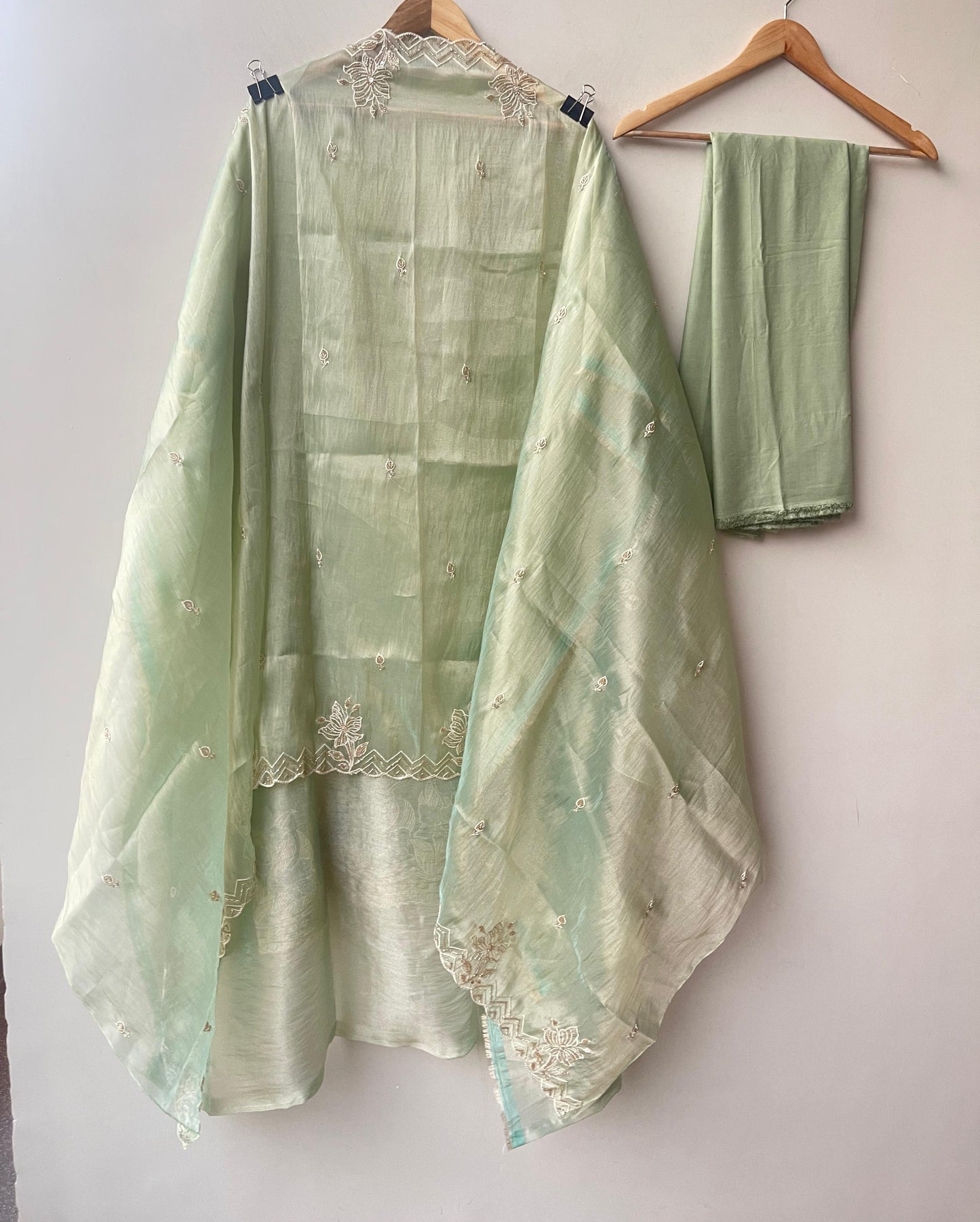 Shimmer tissue unstitched ladies suit Rc19340 (c)