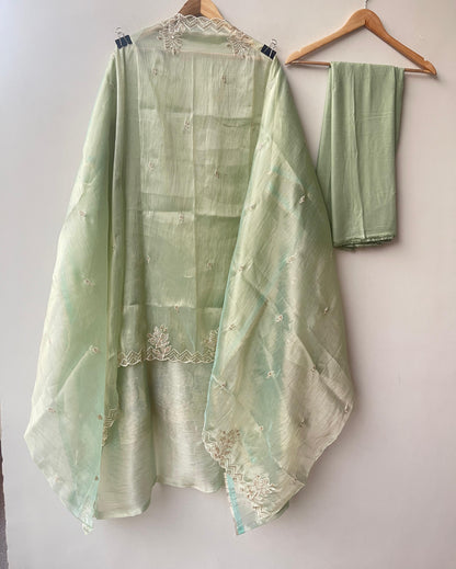 Shimmer tissue unstitched ladies suit Rc19340 (c)
