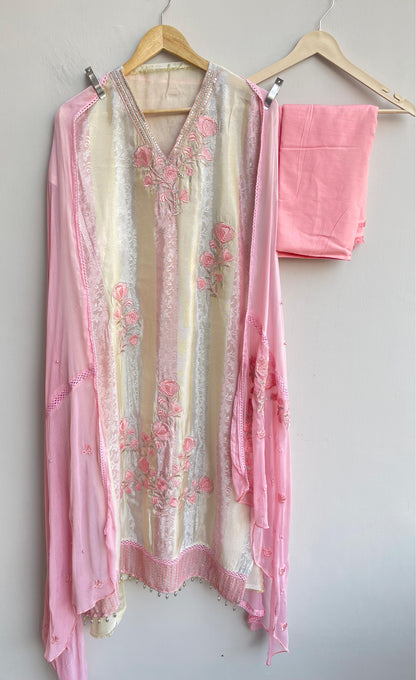 Self Shimmer Silk Unstitched Ladies Suit RC-18238 – view 7