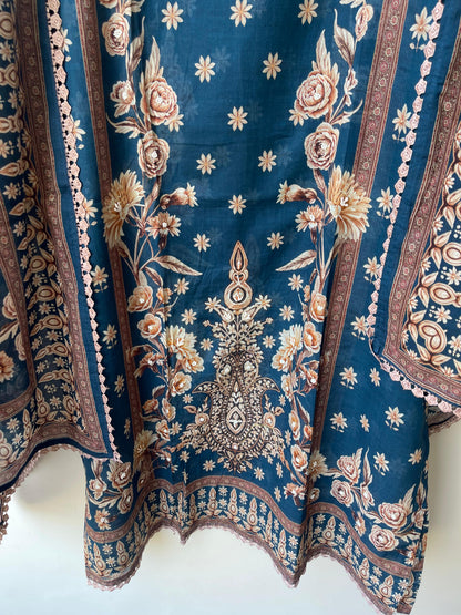 Cotton printed unstitched ladies suit Rc18761