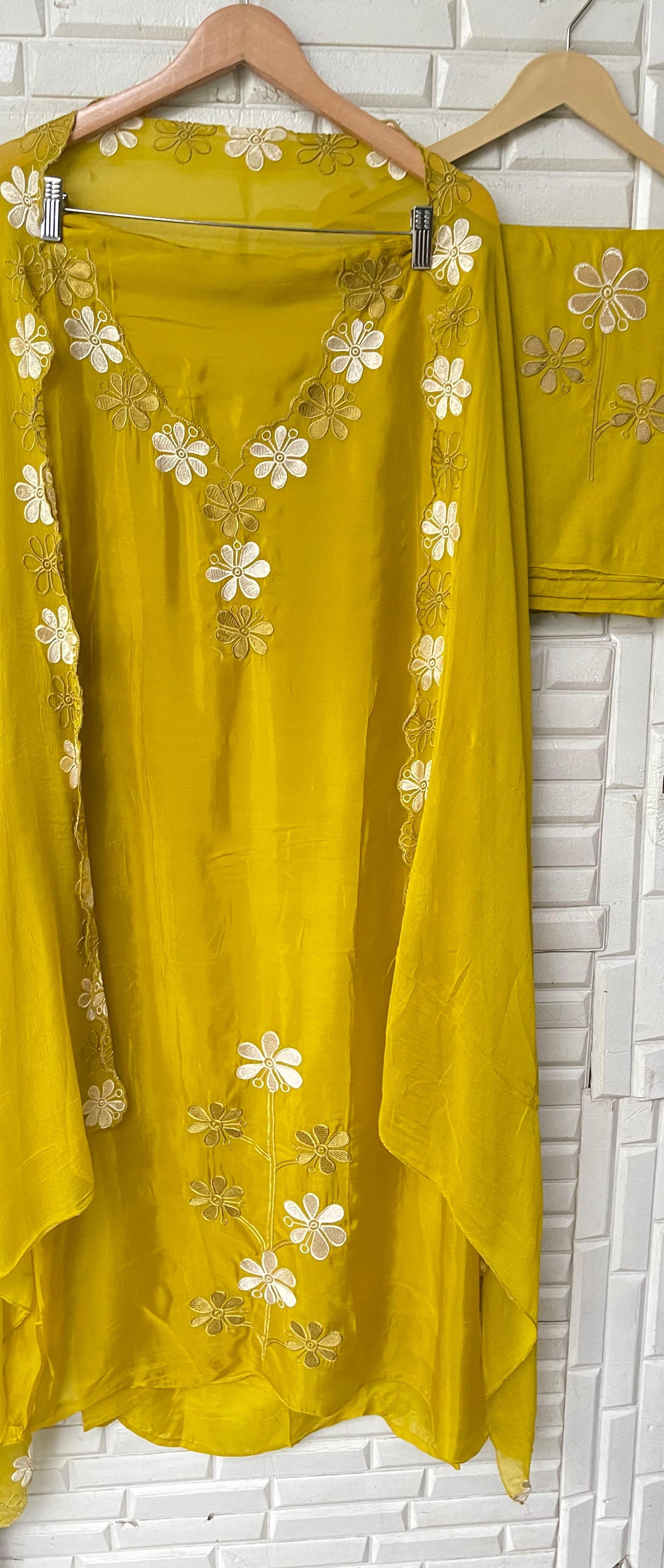 Organza silk unstitched ladies suit Rc17360 (b)