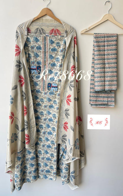 Cotton Printed Unstitched Ladies Suit RC-18668 (a) – view 3