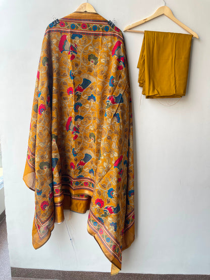 Soft Flowy Mul Chanderi Maheshwari Printed Unstitched Suit RC-19018 - Royal Chic by Priti (photo 5)