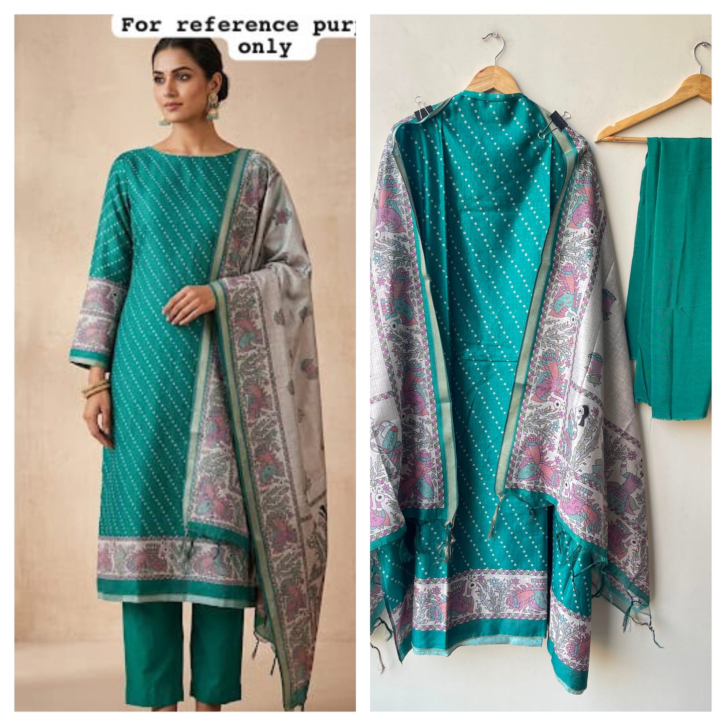 Mul chanderi maheshwari ladies unstitched suit Rc19276