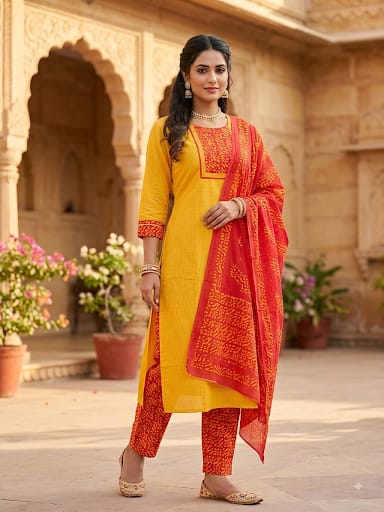 Cotton printed unstitched ladies suit Rc19281 (b)